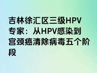 吉林徐汇区三级HPV专家：从HPV感染到宫颈癌清除病毒五个阶段